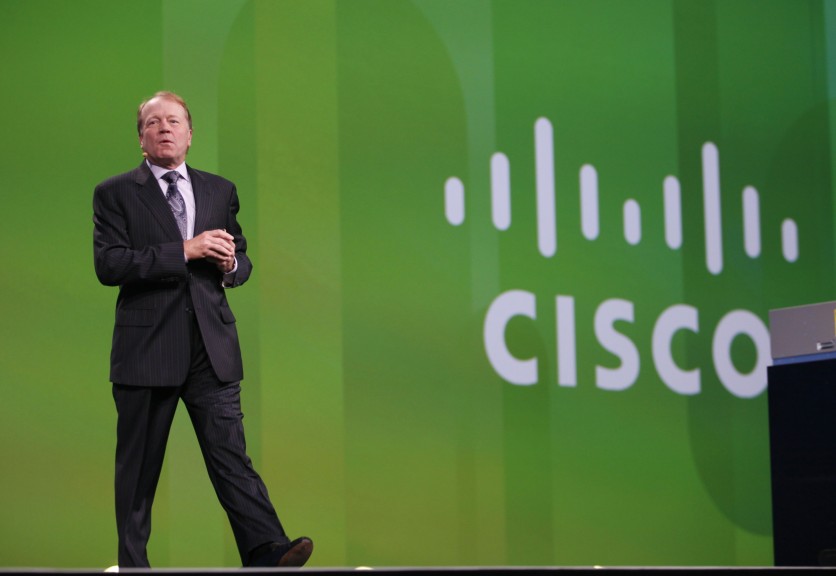 Former Cisco Systems CEO John Chambers delivers a keynote at