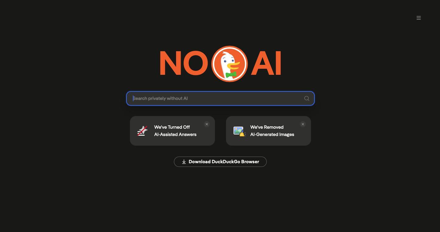 DuckDuckGos No AI Search Engine Now Easier to Access—Heres How to Make It Your Default