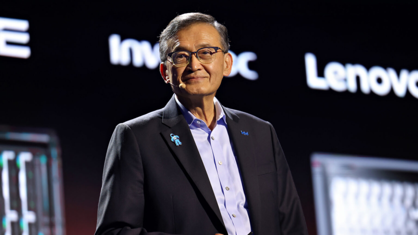 Intel CEO Lip-Bu Tan delivers the Intel keynote at Computex