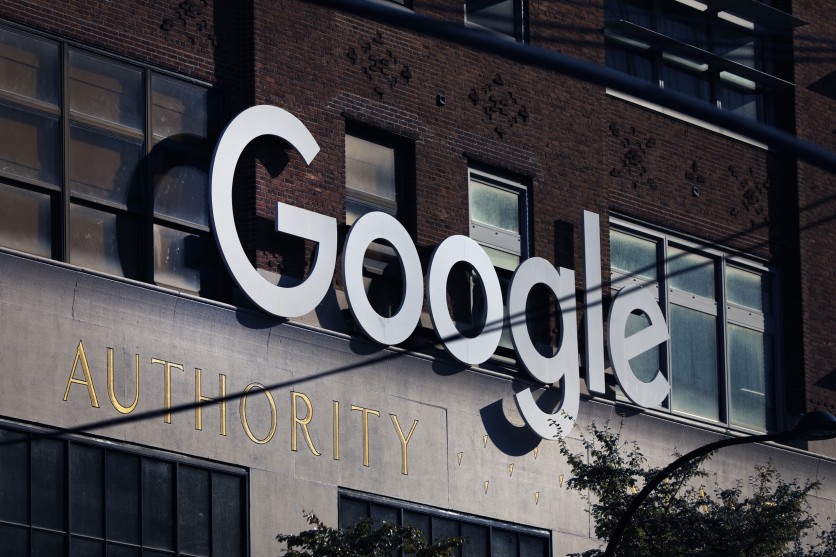 Google's offices stand in downtown Manhattan on October 20, 2020