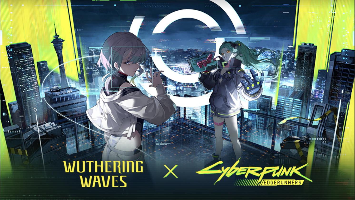 Wuthering Waves Cyberpunk Edgerunners Crossover: Rebecca Free, Lucy Banners Open Now
