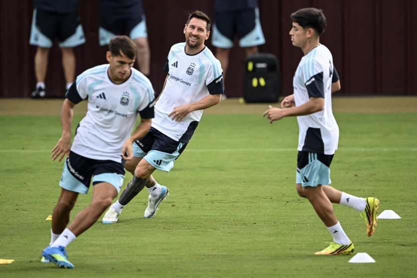 Argentina's player Lionel Messi