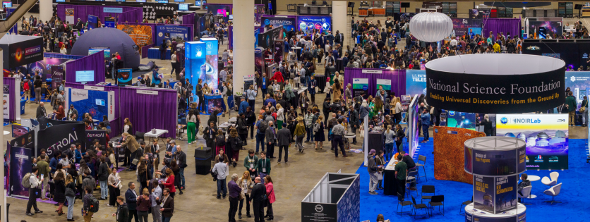 AAS 243 exhibit hall