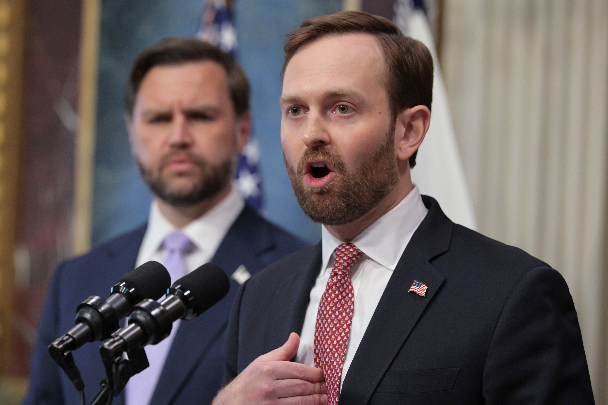 Chairman Federal Trade Commission Andrew Ferguson speaks