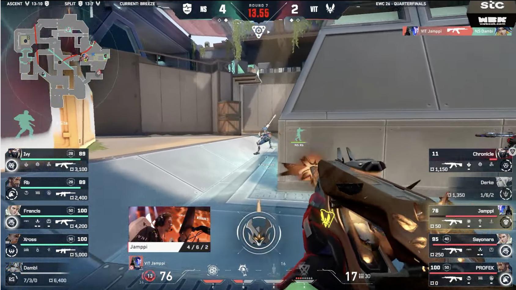 Vitality vs Nongshim Live: EWC 2026 VALORANT Quarterfinal Puts $140K Minimum on the Line