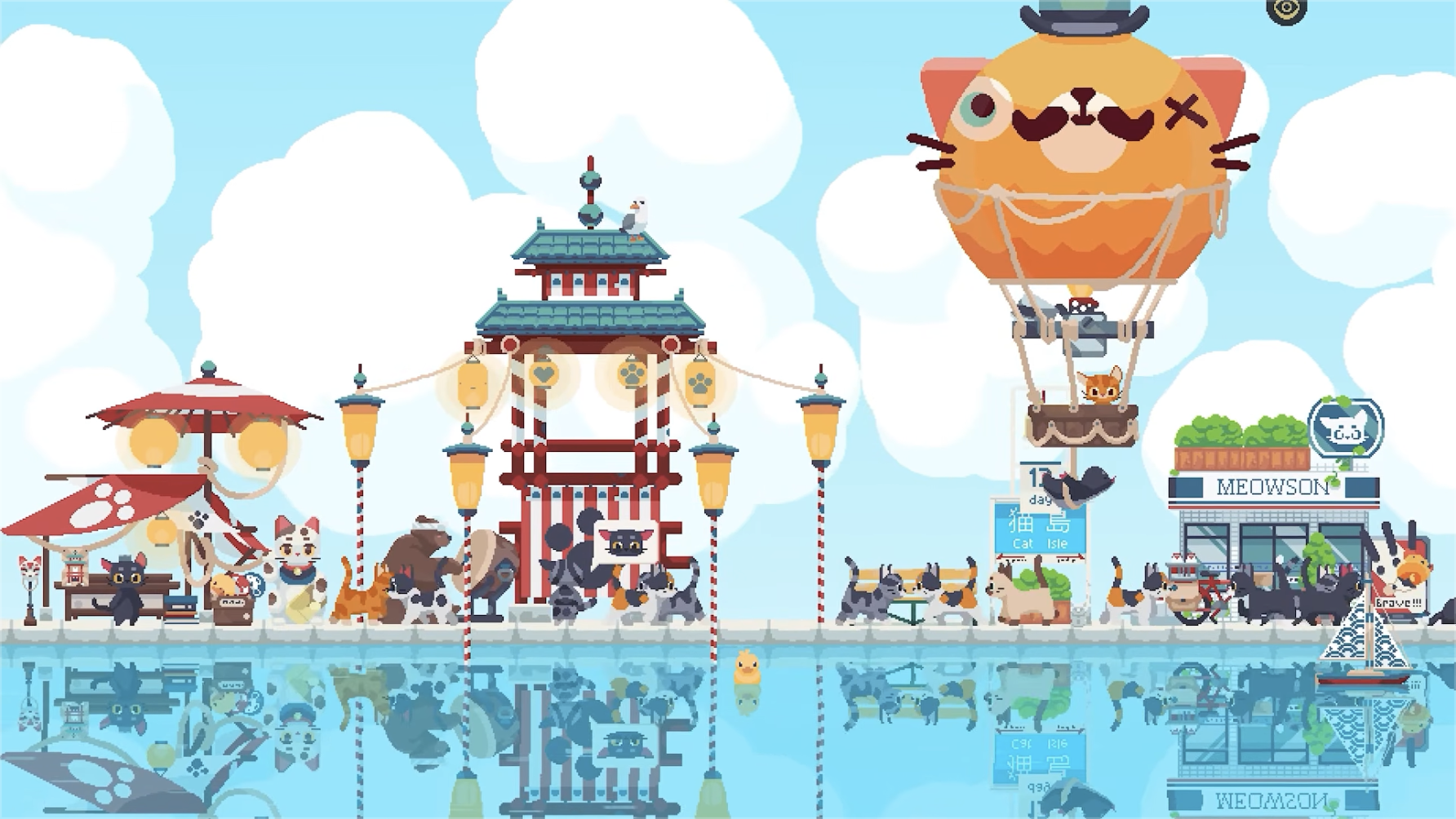 Basic Pixel Profiles Cat Isle Launches Today on Steam: Each Cat Has a Favorite Meal and a ...