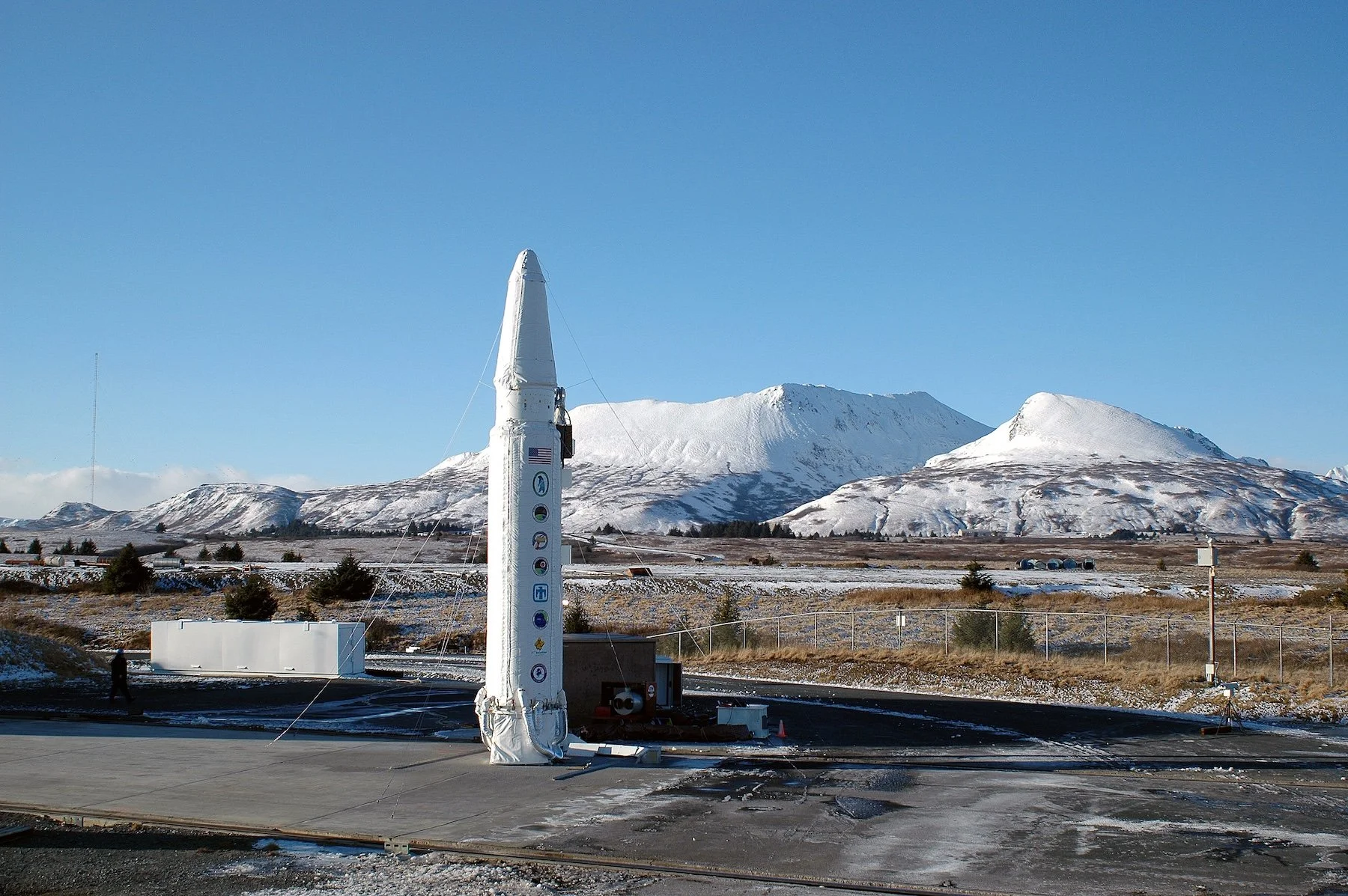 Photo: techtimes.com Rocket sitting on a launchpad