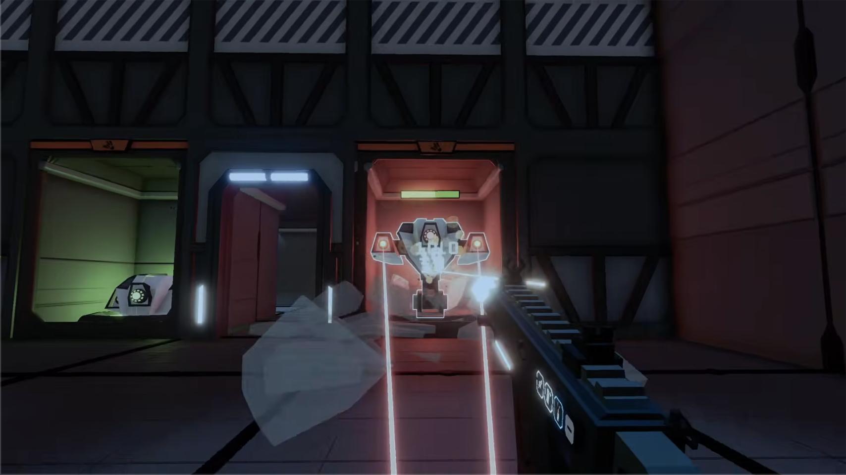 WHIPLASH Speedrunning FPS Launches Free Steam Demo: Weapon Mods Replace Card Synergies