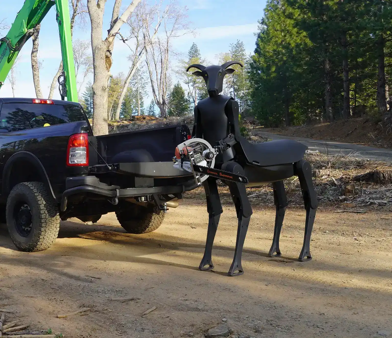 Chainsaw Centaur Robot