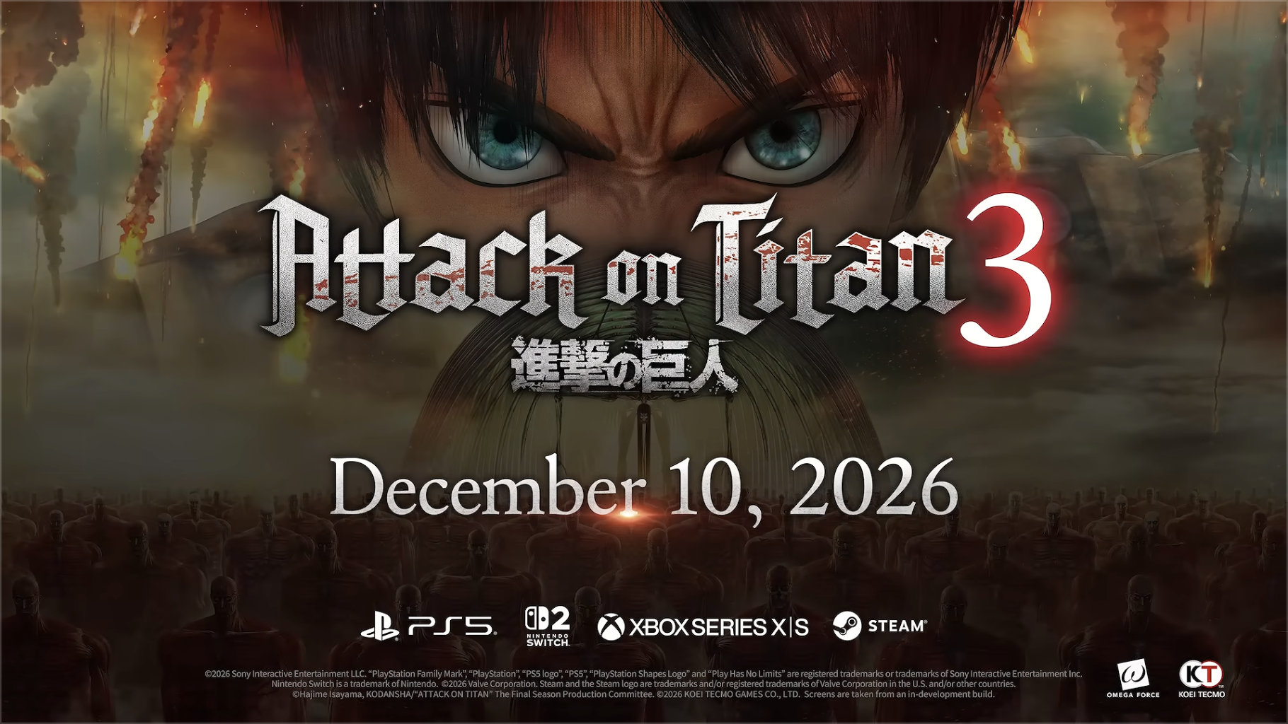 Lock Window Laptop Attack on Titan 3 Locks Dec. 10 Launch: Editions, Early Access, and ...