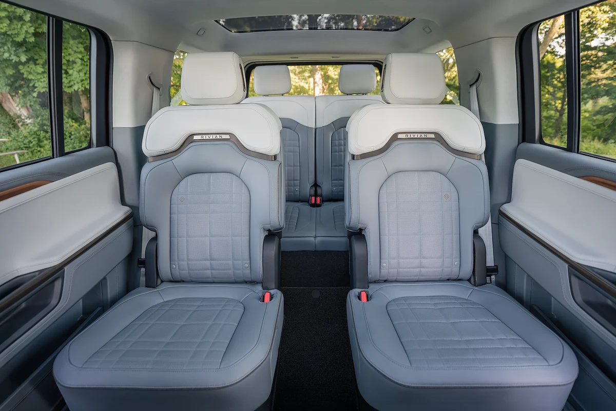 Rivian R1S Captain's Chairs: $1,500 on Performance, $4,000-$6,000 on Premium