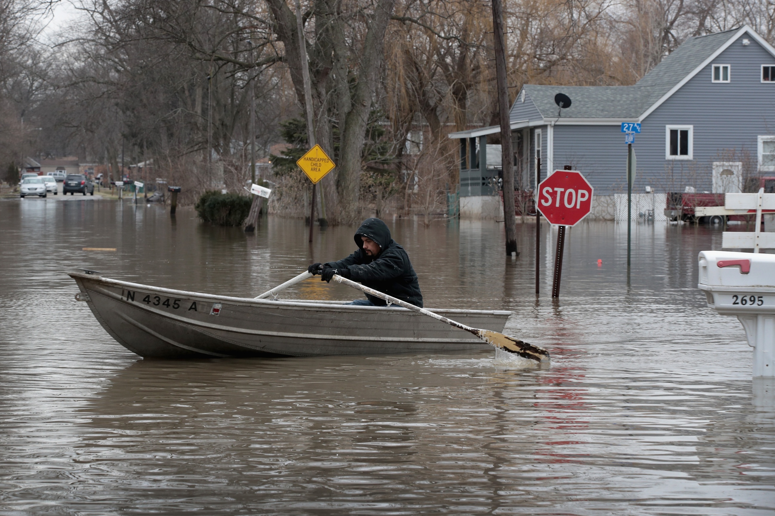 Indiana's White River Shatters 113-Year Flood Record; Governor Requests Federal Aid