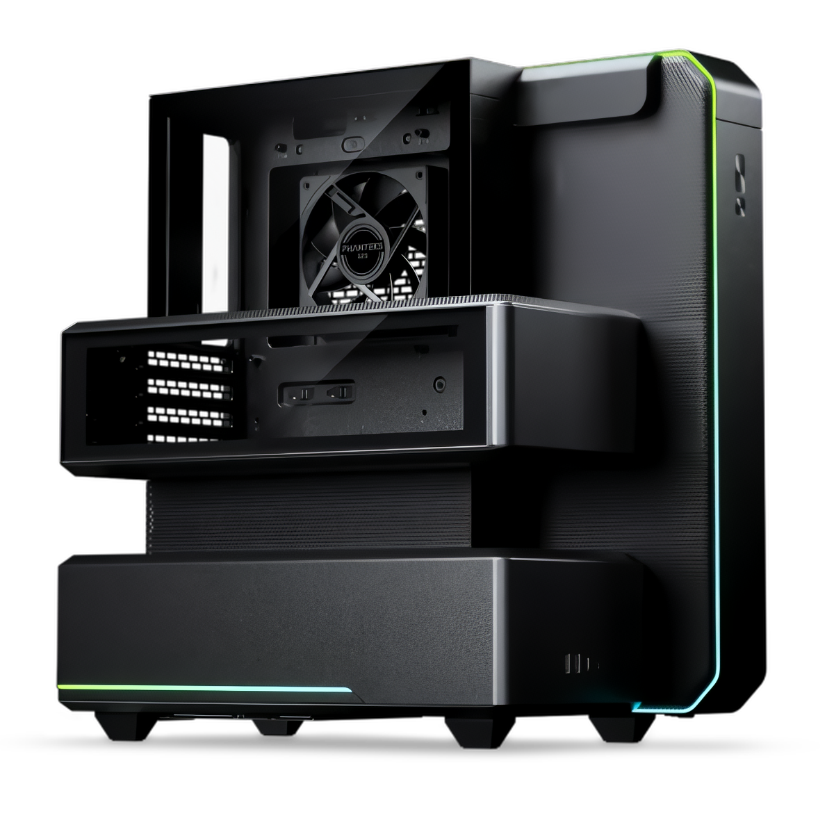 Phanteks EX5: Compartmentalized Case Gives GPU Its Own Dedicated Air Zone