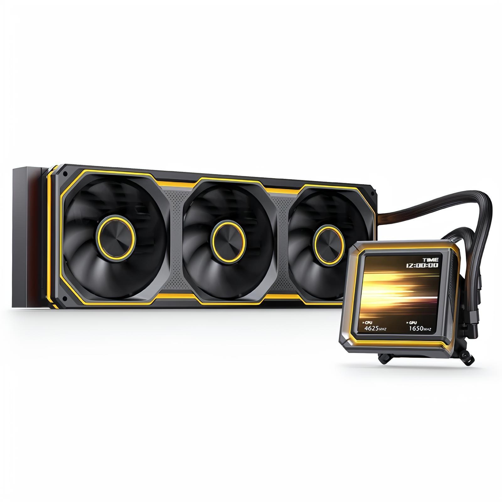 JONSBO TX-360CG Launches With Dedicated IPS Panels on Both Pump Block and Radiator Frame