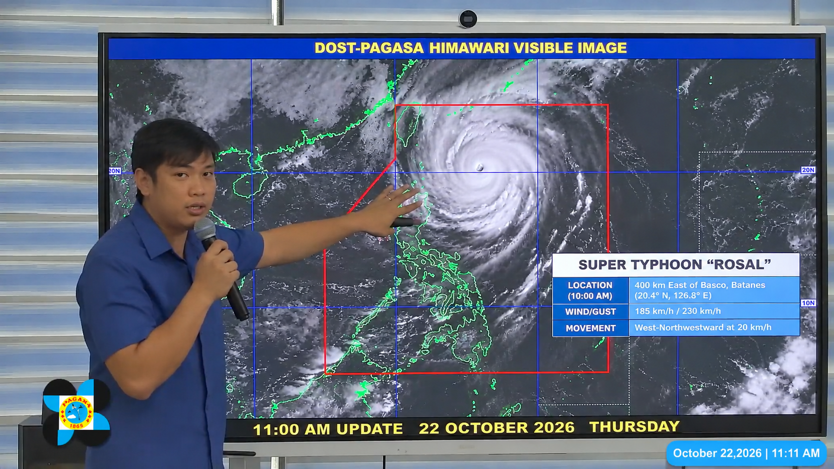 World's Strongest Storm of 2026: Super Typhoon Rosal Targets Batanes With 184 mph Winds